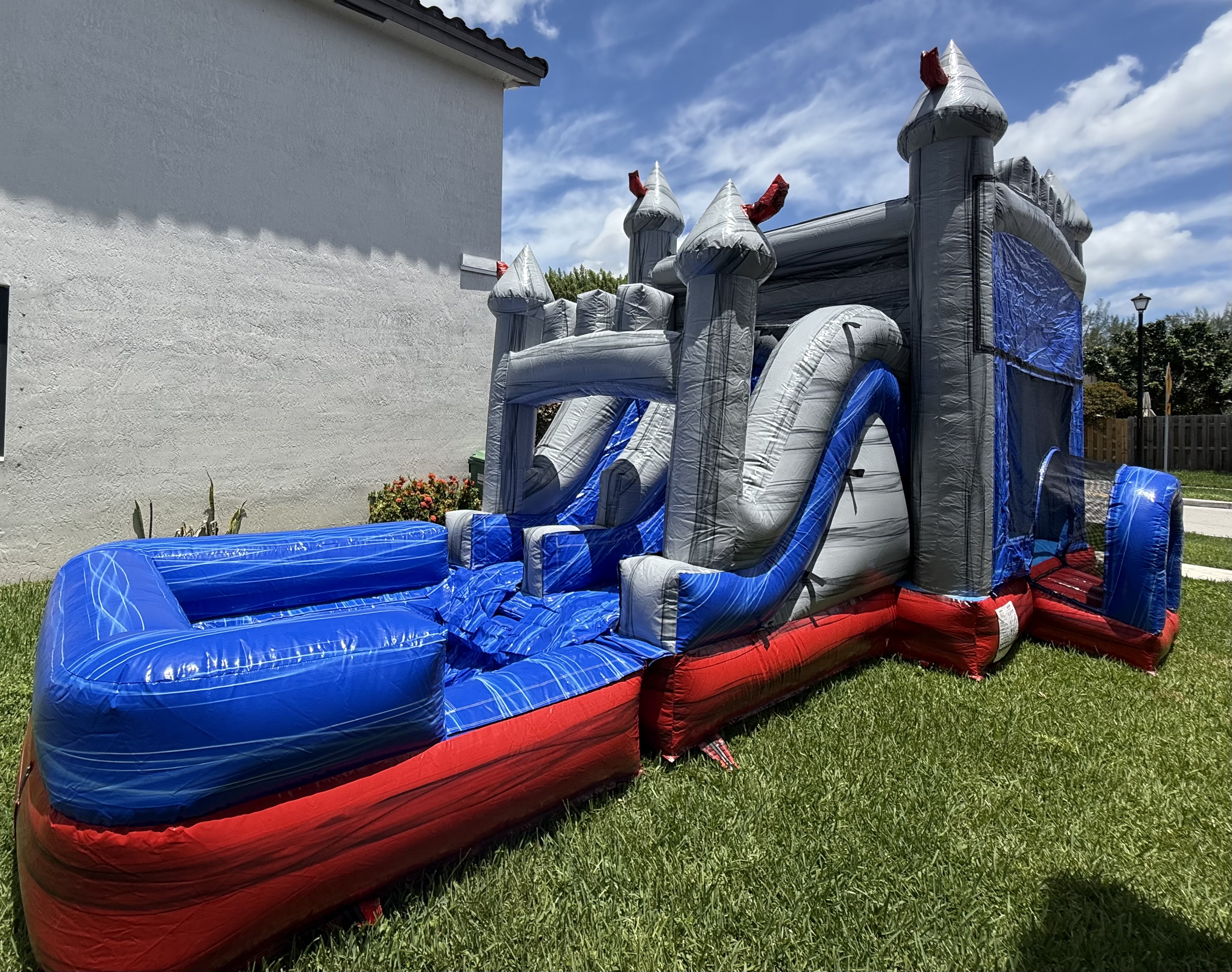 Castle Double Slide Bounce House