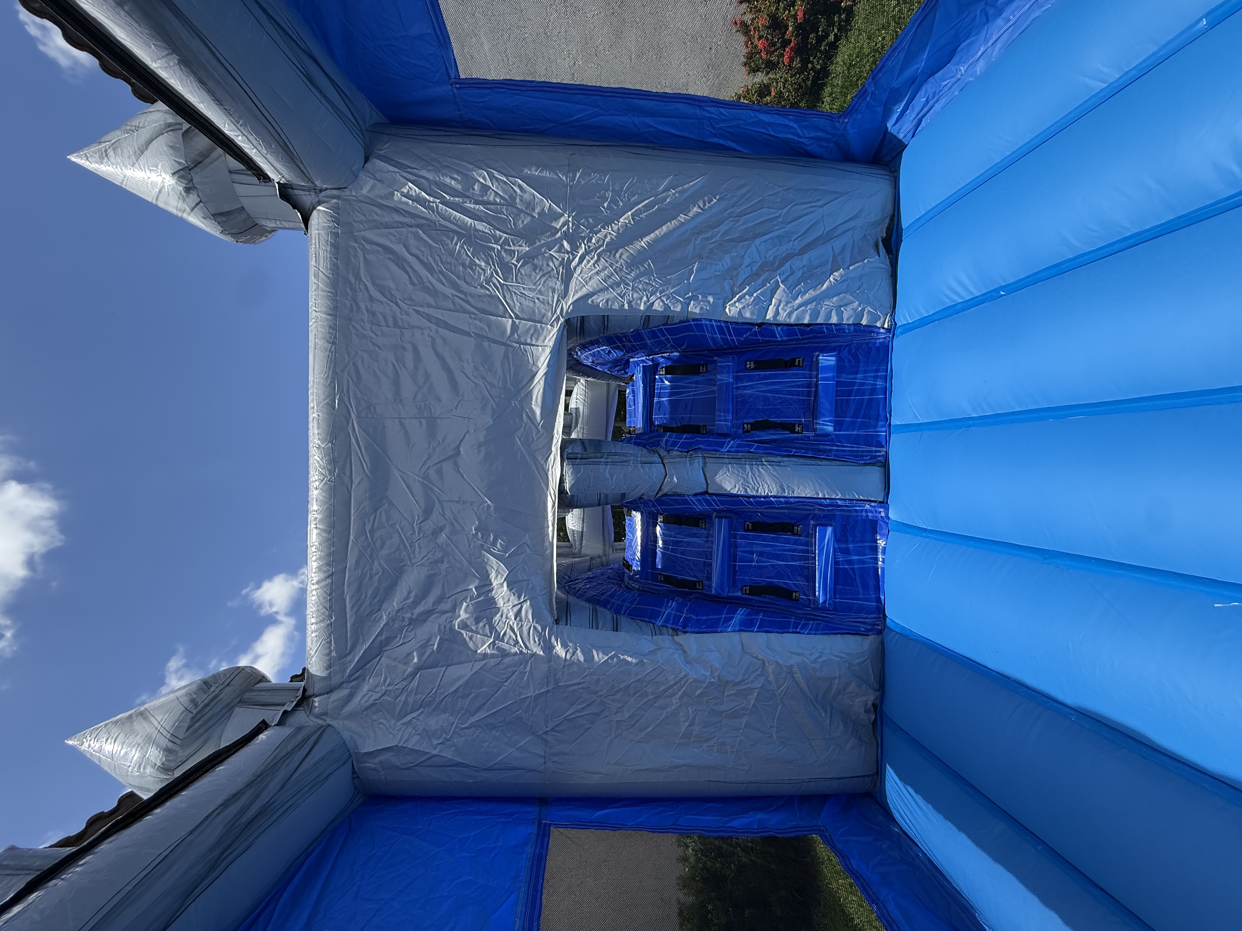 Castle Double Slide Bounce House Front