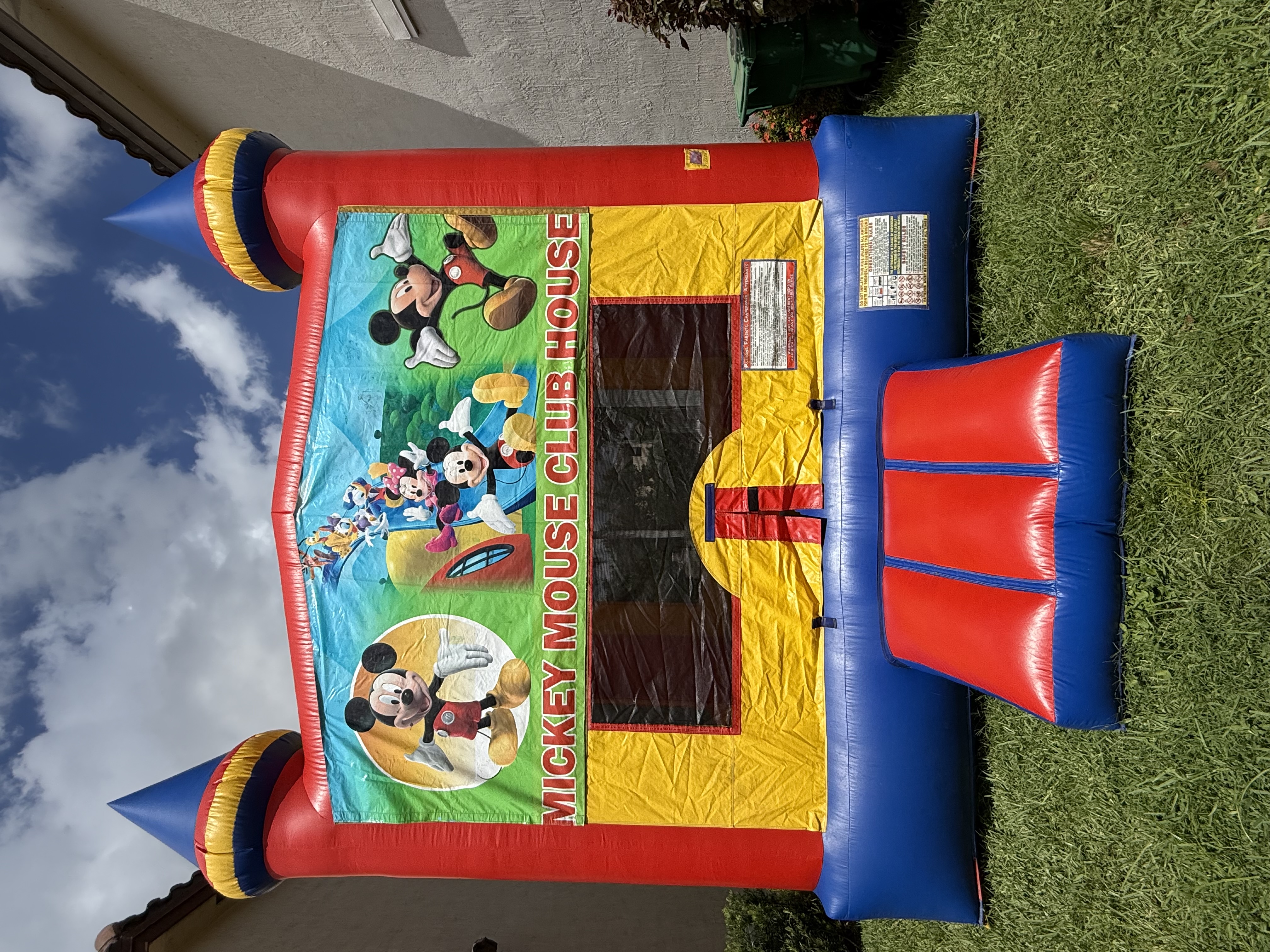 Mickey Club House Bounce House