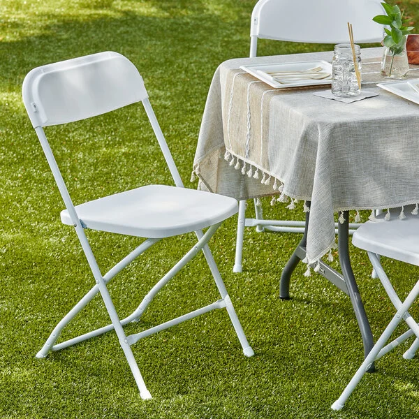 White Folding Chair