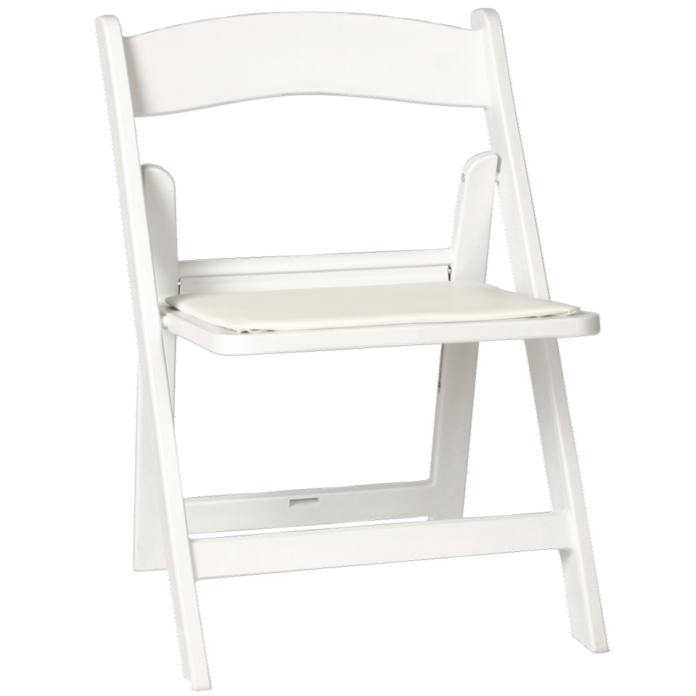 White Padded Chair